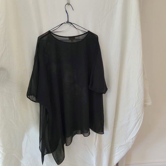 Chiffon Poncho, Laura, size SML - Picture 2 of 2